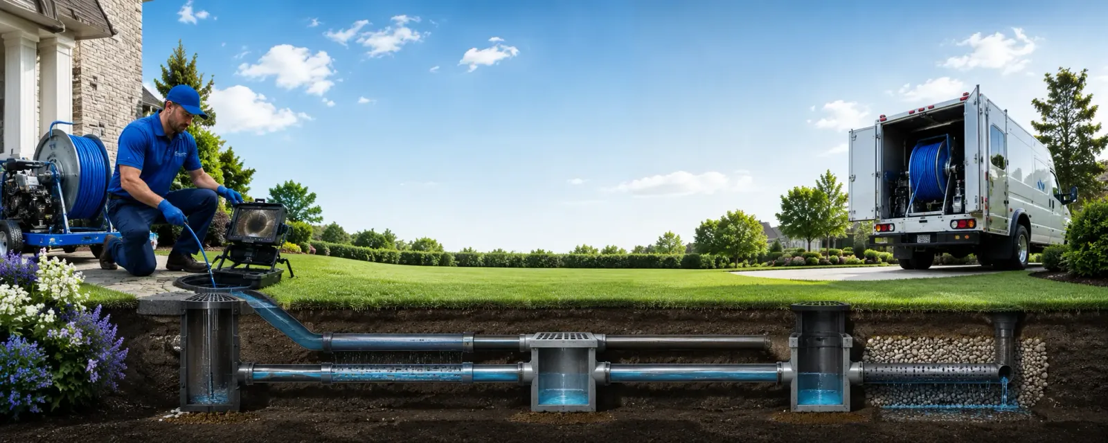 Outdoor drain cleaning information for Nardin, OK