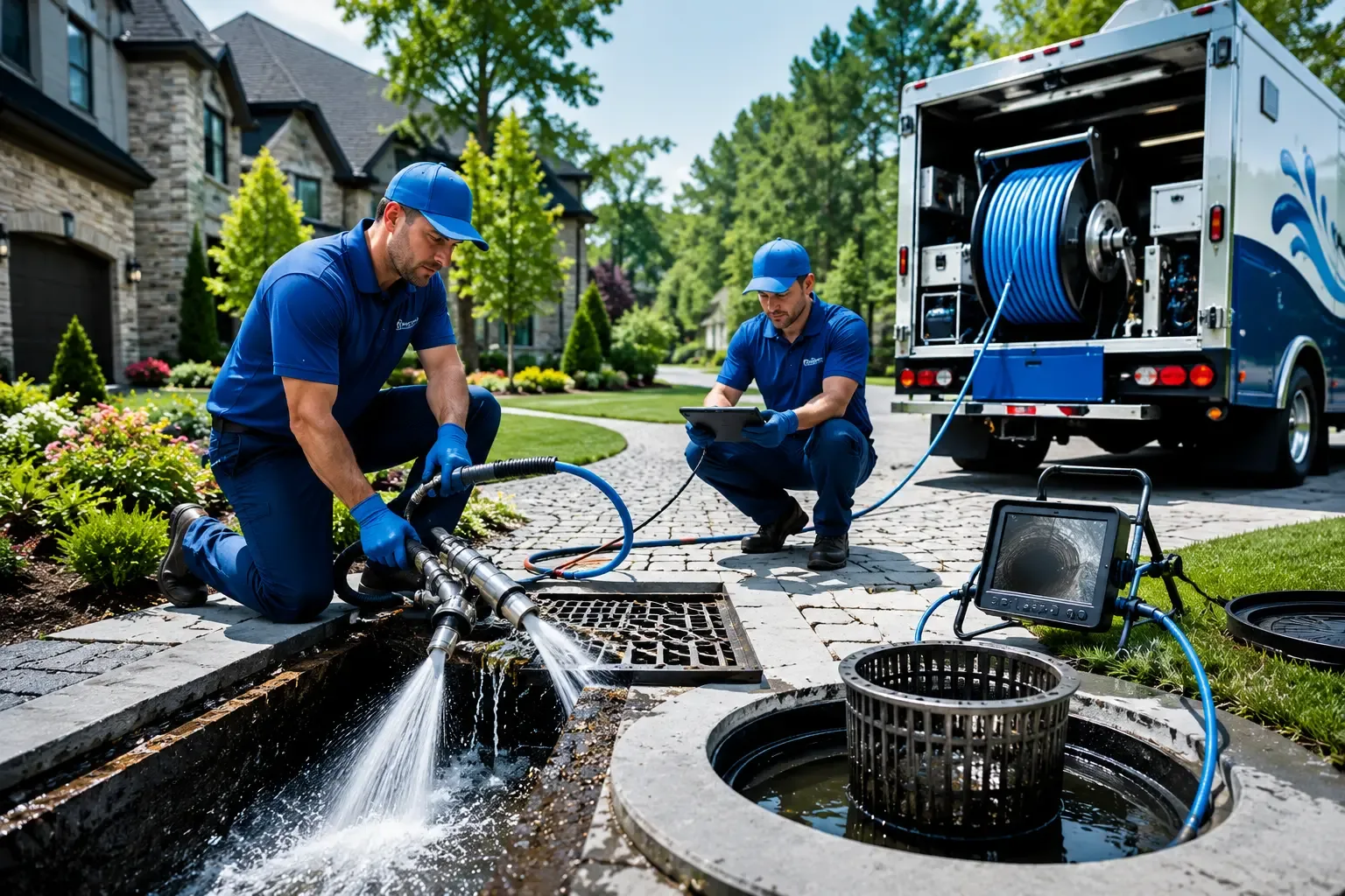Local outdoor drain cleaning professionals in Nardin, OK